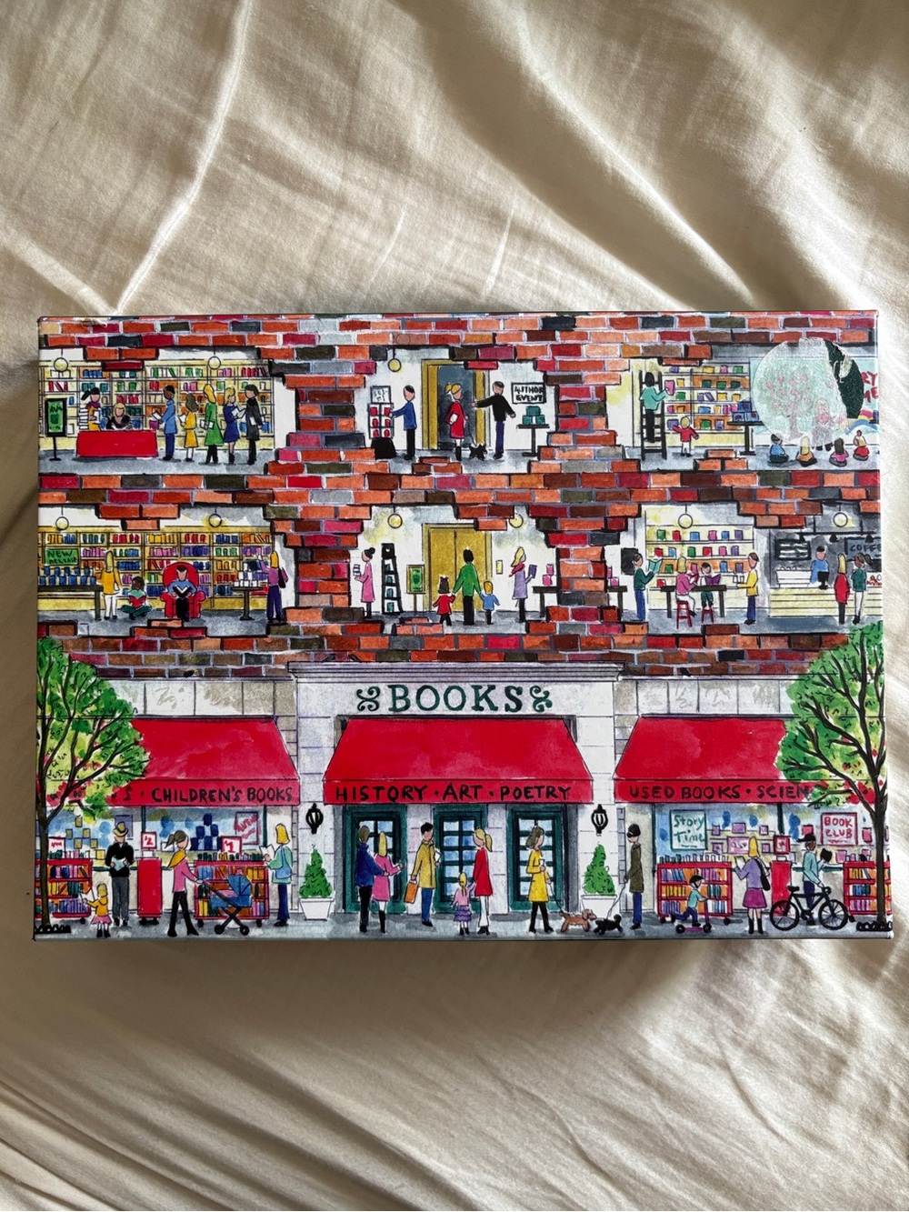 Galison A Day At The Bookstore 1000 Piece Puzzle
